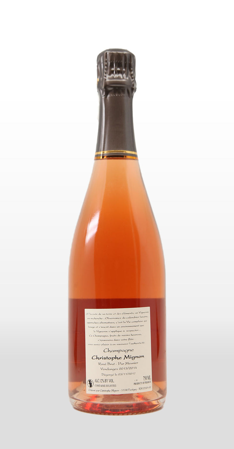 CHRISTOPHE MIGNON ROSE BRUT PUR MEUNIER NV 750ML