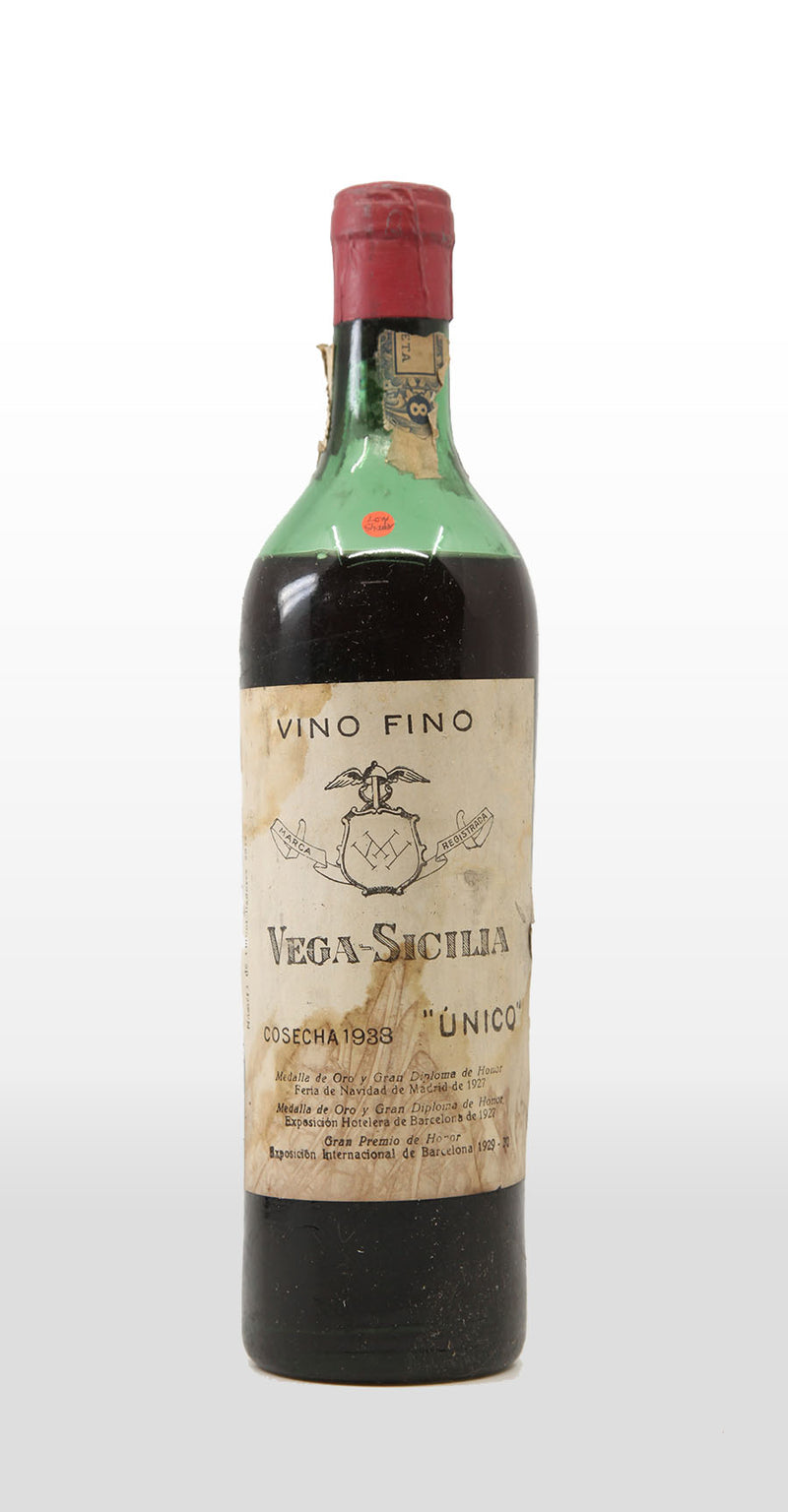VEGA SICILIA UNICO 1938 (LOW SHOULDER) 750ML