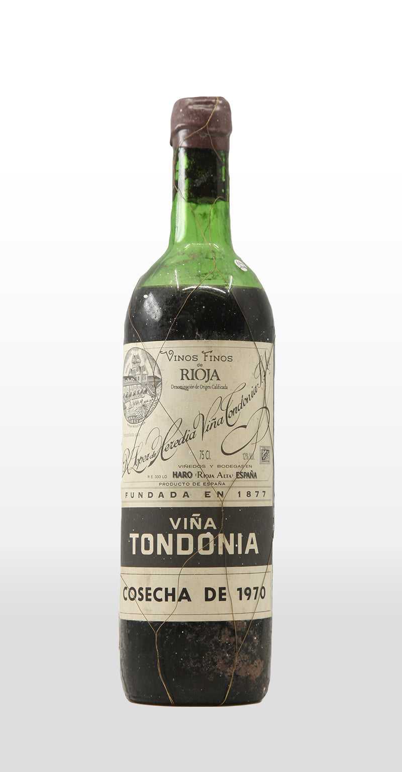 R. LOPEZ DE HEREDIA VINA TONDONIA RIOJA DOCA GRAN RESERVA 1970 (LOW SHOULDER) 750ML